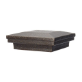 Fortress Accents Flat Pyramid Caps - Antique Bronze