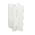 Aluminum Gate Hinge Set - White