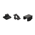 ALX Contemporary Continuous Top Rail Stair Bracket