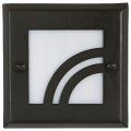 Highpoint Apex Recessed Step Light - Black