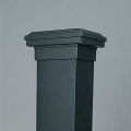 Mini Neptune LED Post Cap Light  - 2-1/2" Matte Black - Off