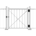 Avalon Aluminum Railing Gate Kit by RDI