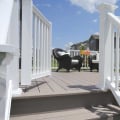 White Azek and TimberTech Universal Gate Kit