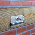 Simpson BVLZ-KT1 Brick Veneer Ledger Connector Installed