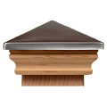 Cambridge Slip Over Post Cap - Stainless