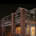 Dekor Lighted Casey Collar Square Aluminum Balusters - In Deck Rail