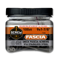 Screw Products Composite Fascia Screws - 100ct Jar