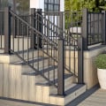 Deckorators 4x4 Aluminum Post Kits - Textured Black Installed