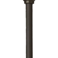Deckorators Clubhouse Round Aluminum Balusters - Matte Black