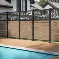 Deckorators Privacy Screen Frame Kits With Palm Panels & Infill Slats