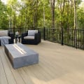 Deckorators Summit Decking - Cliffside Installed