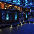 Dekor Lighted Etched Glass Balusters - Installed