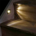 Dekor Recessed Stair Light With Faceplate Installed