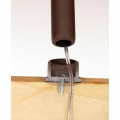 Dekor Round Lighted Baluster Screw-In End Cap Connector Wire Routing