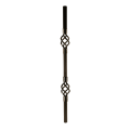 Dekor Round Aluminum Double Basket Baluster