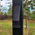 Sottile Wedge Rail Light - Black Installed