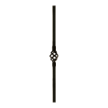Dekor Square Aluminum Single Basket Baluster