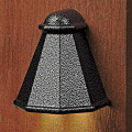 Dekor Tear Drop Post Light Installed