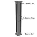 DekPro Column Post Wrap Diagram