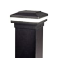 DekPro Effex Glow Ring Flat Top Post Cap Light - Black