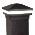 DekPro Effex Halo Glow Ring Pyramid Post Cap Light - Black