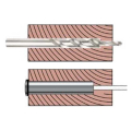 InvisiCable Step Drill Bit - Illustration