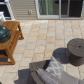 DekTek Mediterranean Deck Tiles - Seashell Installed