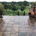 DekTek Radiance Deck Tiles - Cocoa Melange Installed
