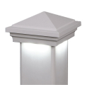Colonial Pyramid Downward LED Low Voltage Post Cap