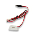 Ornamental Solar Side Post Light with 10" Lead