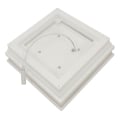 Designer Colonial Halo Low Voltage Light Post Cap - White Bottom