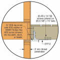 DTT1Z Deck Tension Tie Deck-to-House Lateral Load Connection