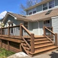 EXPERT Stain & Seal Semi-Solid Stain - Barnwood Stained Deck