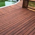 EXPERT Stain & Seal Semi-Transparent Stain - Chestnut Stained Deck