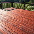 EXPERT Stain & Seal Semi-Transparent Stain - Mahogany Stained Deck