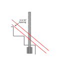 Cable Rail Fascia Mounted Posts by RailFX - Fascia mount stair post diagram