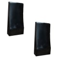 Fortress Accents Vertical LED Post Light - Gloss Black