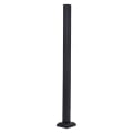 Al13 Home Aluminum Posts - 2x36 Black Sand Blank Post