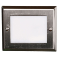 Highpoint Genesis Recessed Step Light - Brushed Stainless