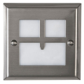 Golden Gate Recessed Step Lights - Brushed Stainless