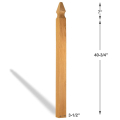Gothic Newel - Dimensions