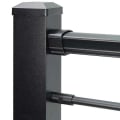 DekPro Horizontal Rod Rail Connectors - Level Installed