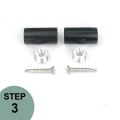 DekPro Horizontal Rod Rail Connectors - Level