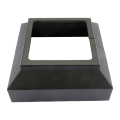 Impression Rail Express 4" 2-piece Post Skirt - Black