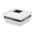Designer Island Solar Post Cap - White