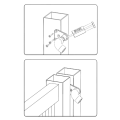ADA Gate Return Bracket Kit Diagram