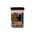 M2M Square Drive Metal to Metal Screws - 100ct
