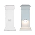 Mini Nebula Eyeball Post Light - White