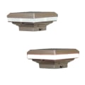 Mini Saturn LED Post Cap Light from Aurora - Bronze