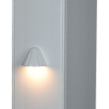 Mini Vega Tear Drop Post Light - White